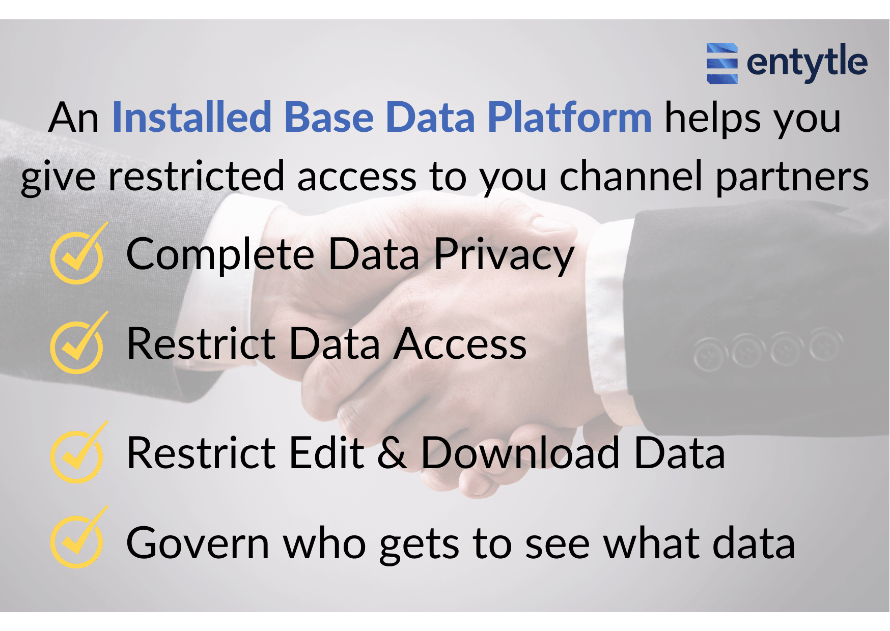 Installed Base data platform for restricted channel partner access