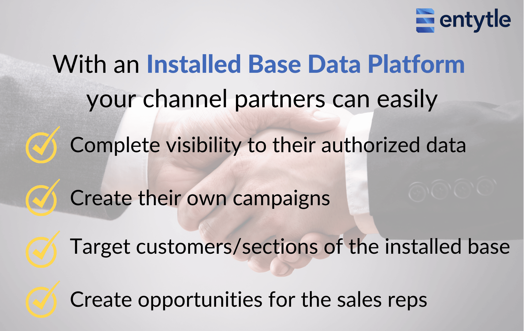 Installed Base Data Platform for channel partners | Entytle
